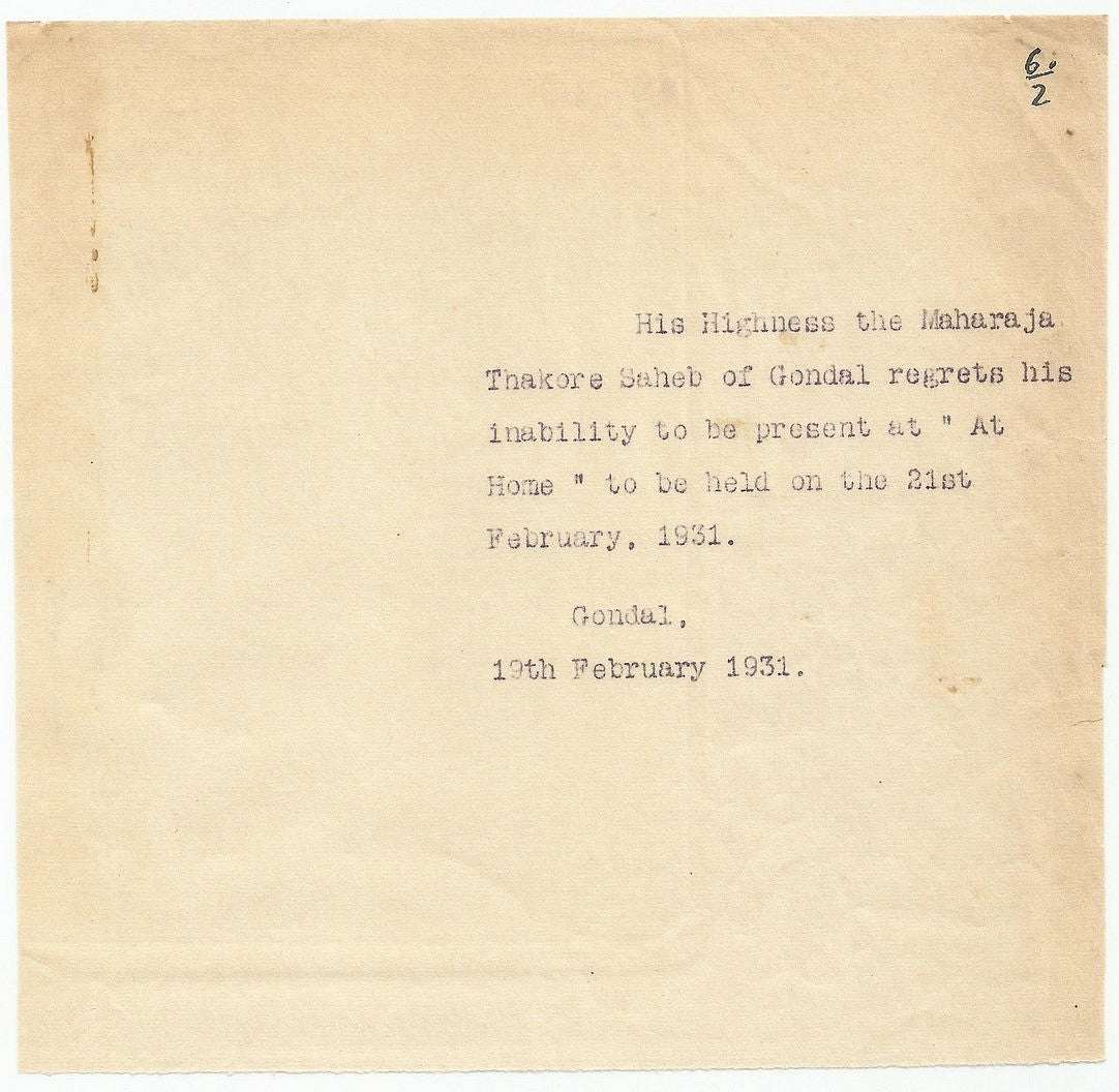 India 1929 & 1931 Carmichael Hospital Calcutta invitations (2)