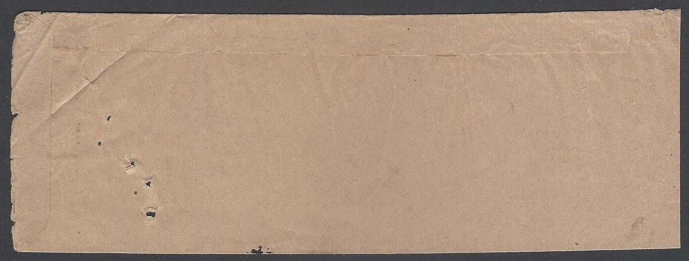 AOP India Jaipur State 1905 Chariot 1/2a blue on cover