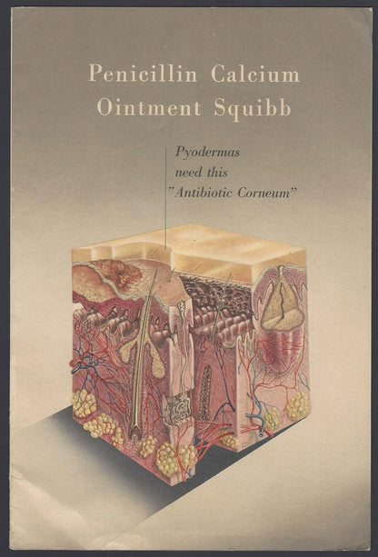 India 1940s to 1950s SQUIBB medical advertisement brochures (11) ZAZ