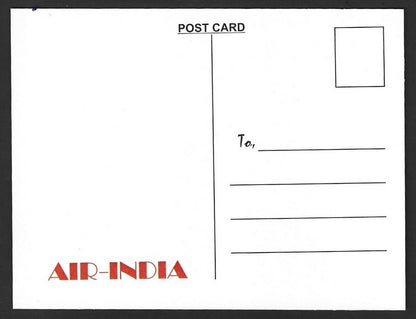 AIR INDIA BANGKOK reprinted postcard