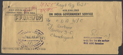 AOP India registered FPO covers 1980s (10)