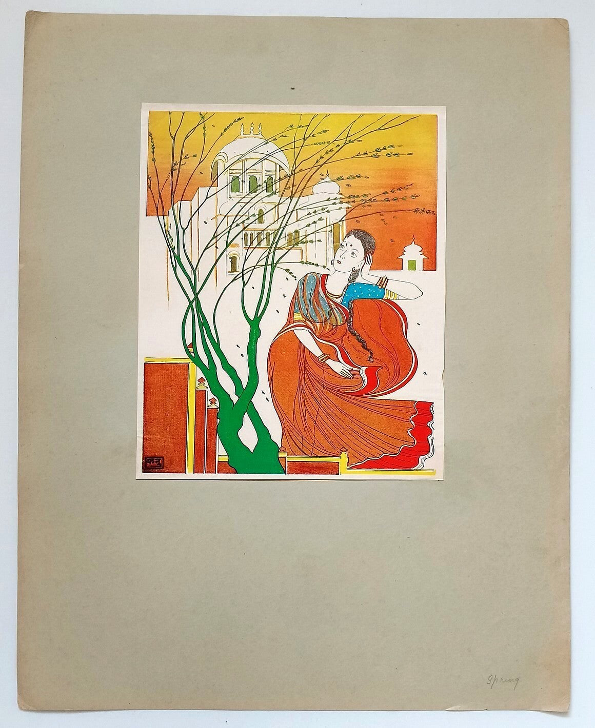 AOP KANU DESAI vintage print India - SPRING