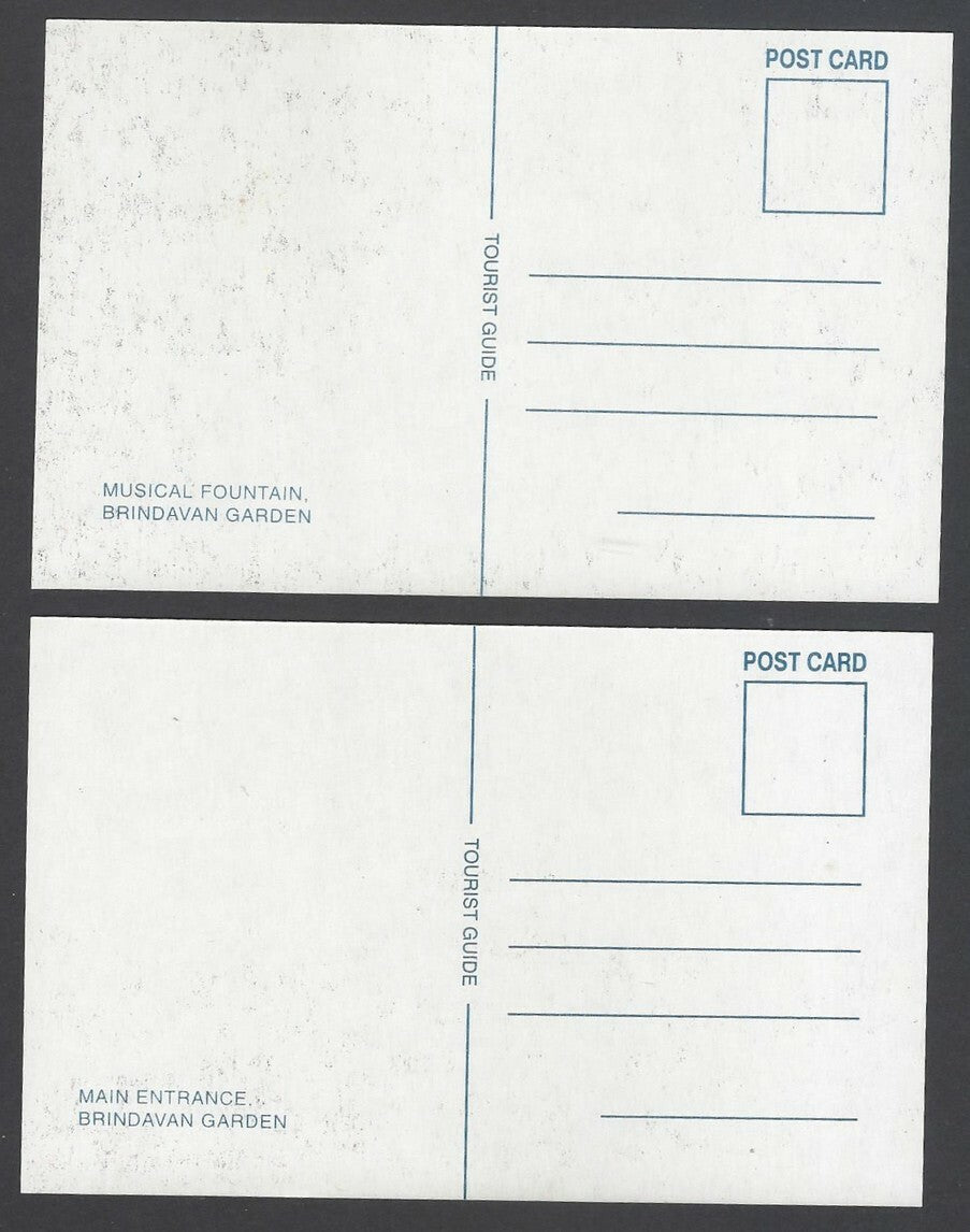 AOP India ENCHANTING VIEWS OF BRINDAVAN packet of 10 picture postcards