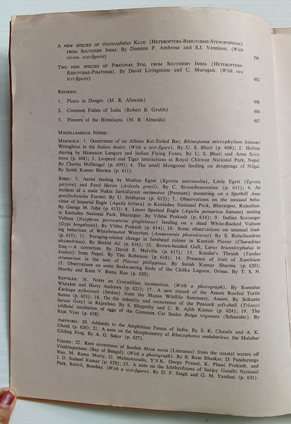 AOP India JOURNAL of the Bombay Natural History Society 1988