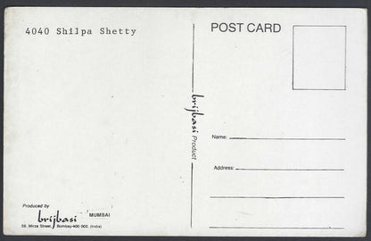 AOP India Bollywood SHILPA SHETTY vintage postcard