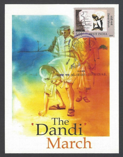 AOP India 2021 Dandi March commemoration special card - Bharuch