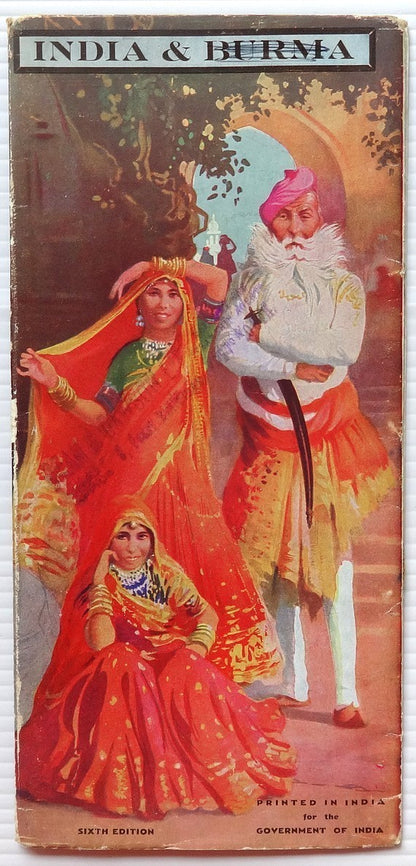 India & Burma 1930s tourism promotional booklet