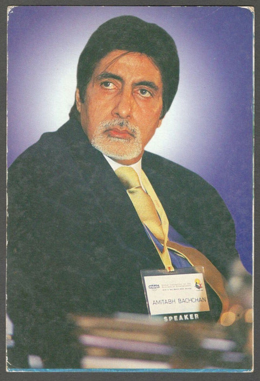 AOP India Bollywood postcard AMITABH BACHCHAN