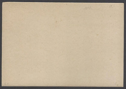 AOP India Indore State 1/4a postal card cancelled S in bars; cto, not used