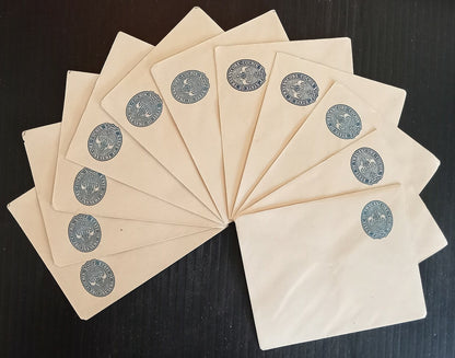 AOPIMT India Travancore State 1a blue envelopes x 100 unused WHOLESALE