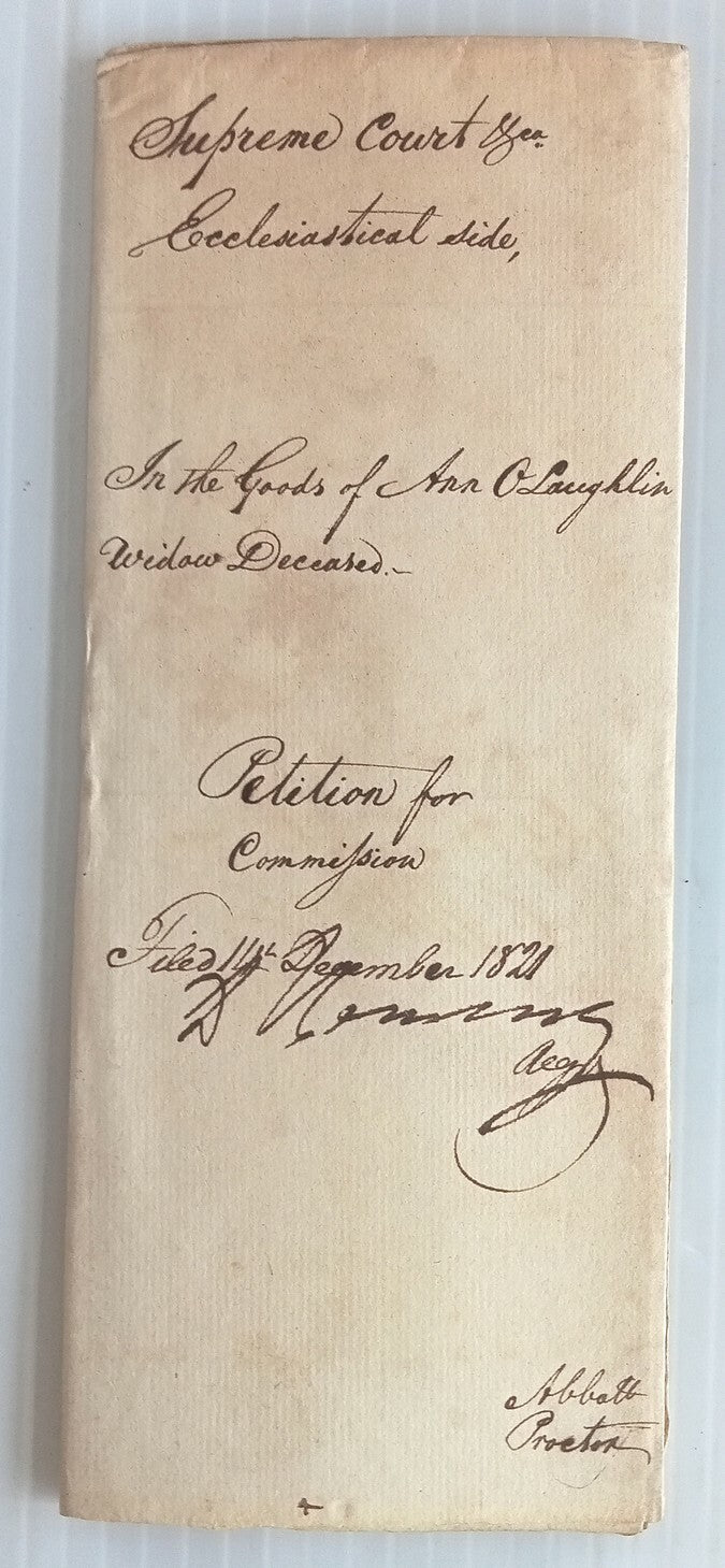 AOP India 1821 Supreme Court, Fort Williams, Calcutta document