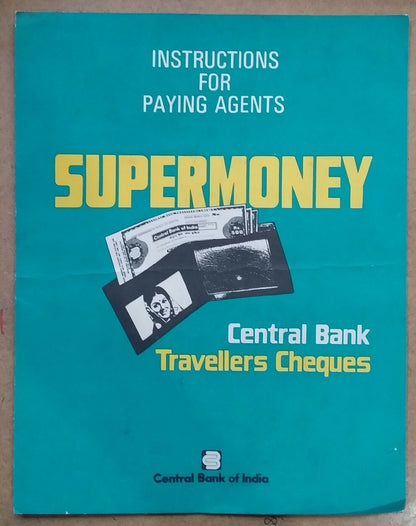 India Central Bank booklet of Specimen Travellers’ cheques (3)