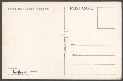 AOP India Bollywood vintage postcard KARISHMA KAPOOR