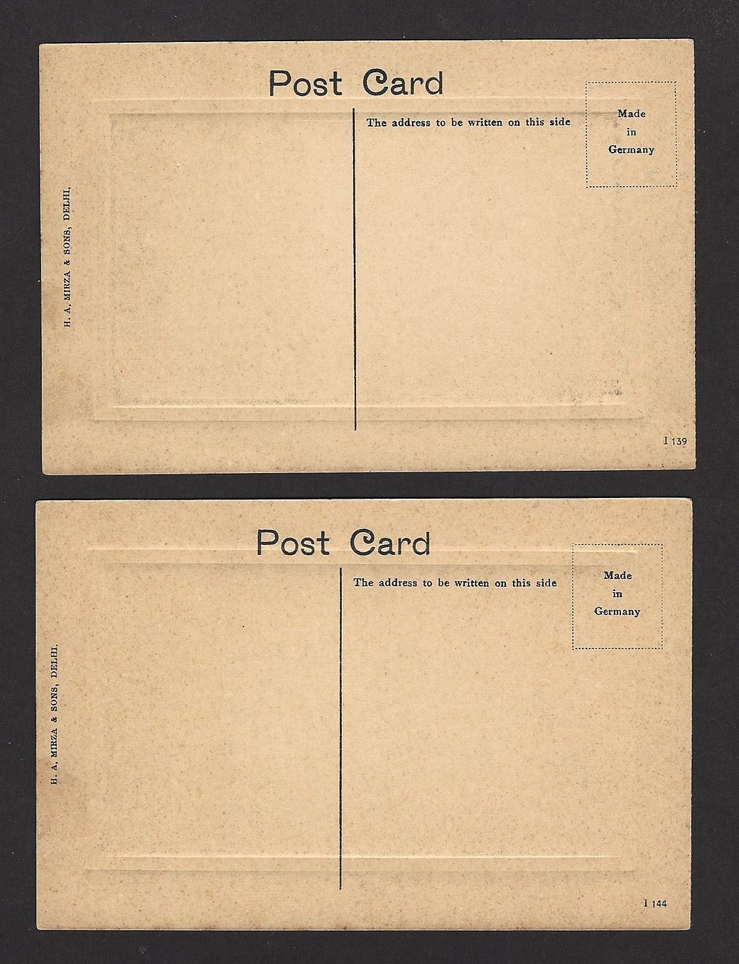 India Rawalpindi vintage postcards (3)