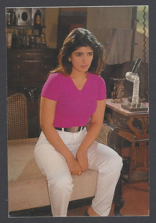 AOP India vintage Bollywood postcard TWIKLE KHANNA