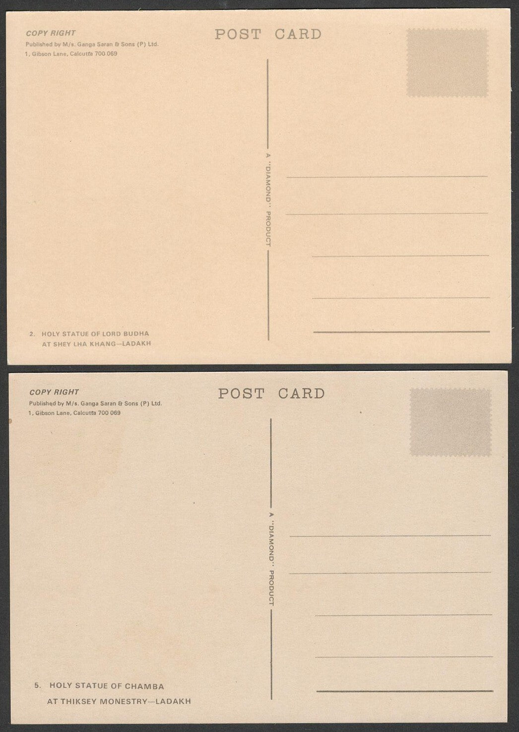 (AOP) Ladakh India Tibet vintage postcards (8)