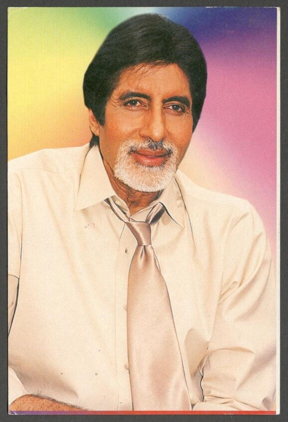 AOP India Bollywood vintage postcard AMITABH BACHCHAN