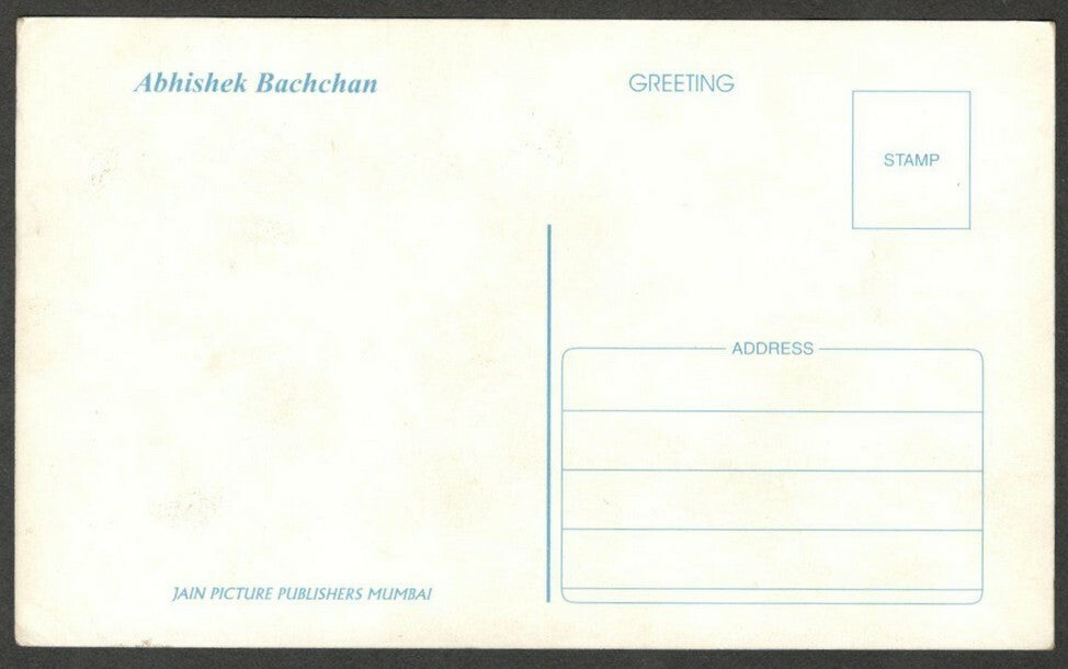India Bollywood vintage postcards ABHISHEK BACHCHAN (4)