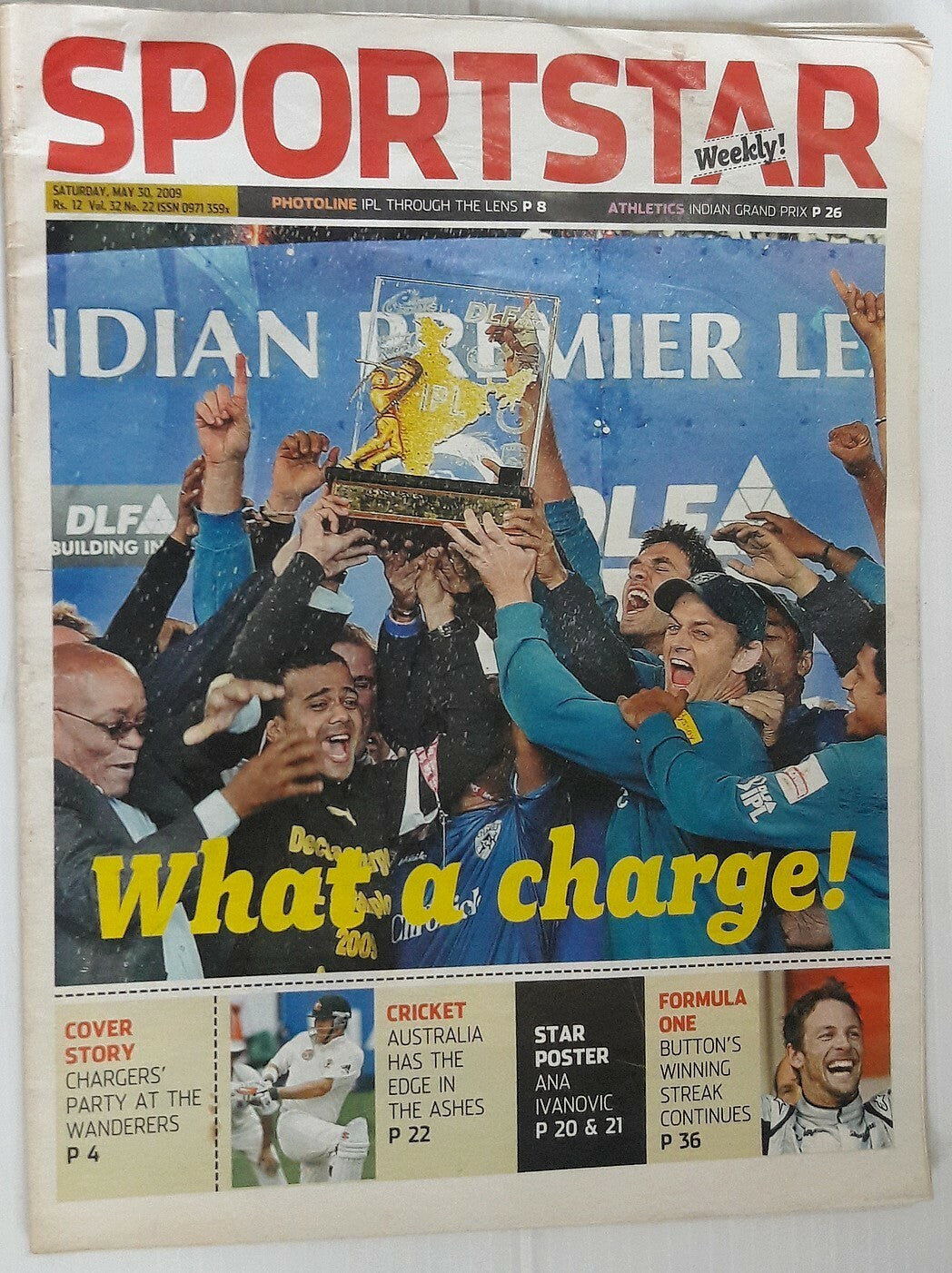 India Sportstar 2008-11 FOOTBALL cover issues 10” X 13” (5)