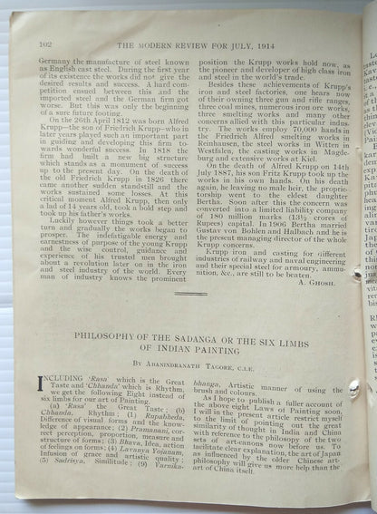 India THE MODERN REVIEW July 1914 Gandhi South Africa Commission 112pgs