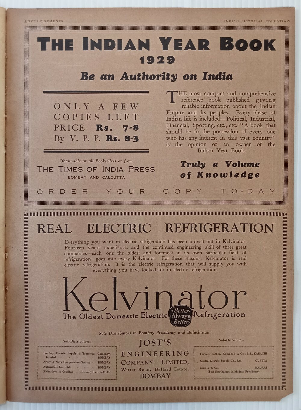 INDIAN PICTORAL EDUCATION 1929.30 Vol.1 No.10 Kathiawad, Silk Worms, Benares