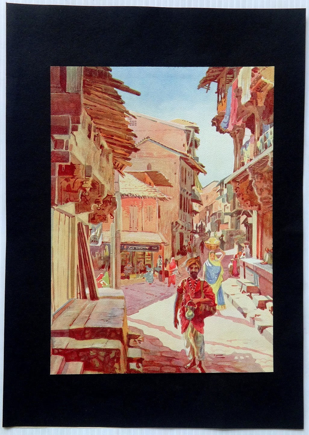 India 1938 artistic print Nasik Panchavati by Miss M. Henderson