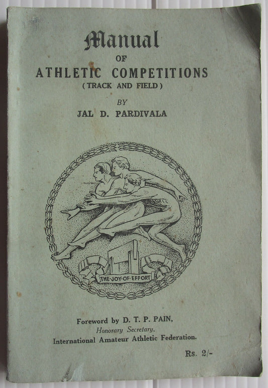 India Manual of Athletic Competitions Track & Field by Pardivala 1955 SC 143pgs