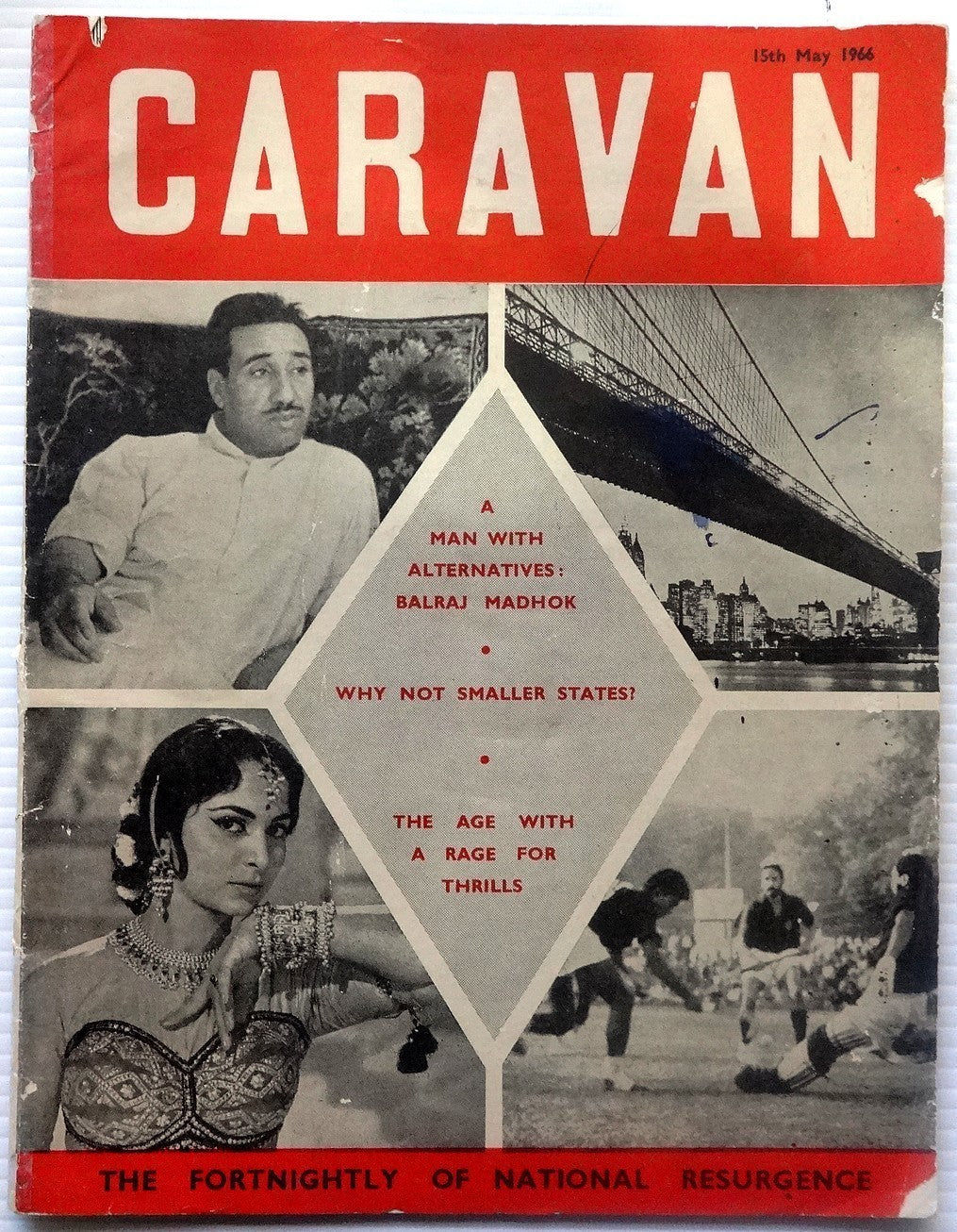 India CARAVAN 1966 issues x 3