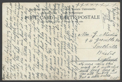 India vintage UB colour postcard Panorma Point Matheran