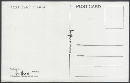 AOP India vintage Bollywood postcard JUHI CHAWLA
