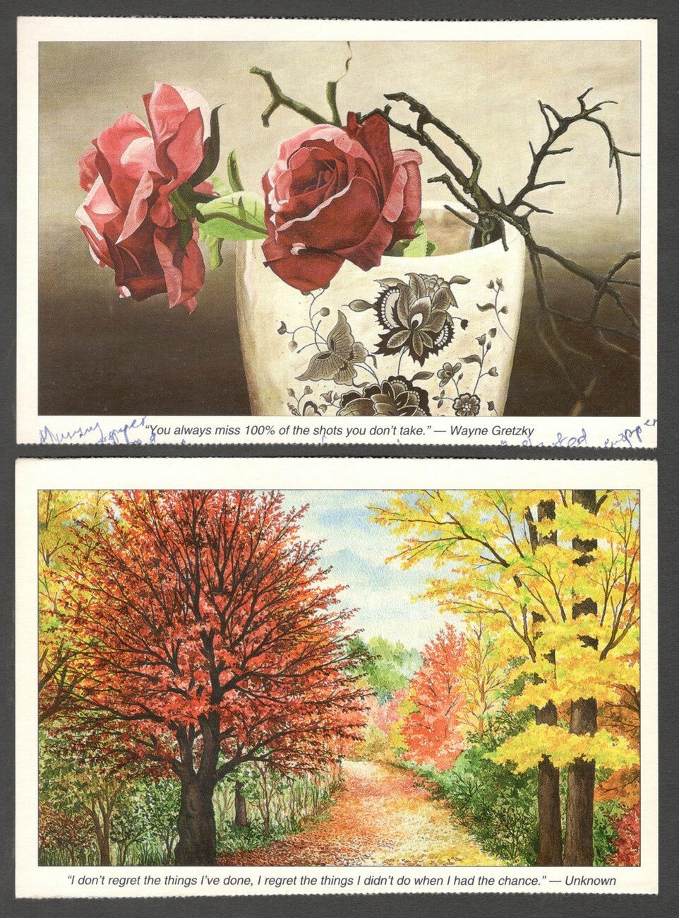 AOP India FOOT & MOUTH ARTISTS postcards (10)