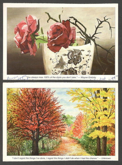 AOP India FOOT & MOUTH ARTISTS postcards (10)