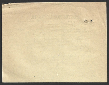 India POSTAL NOTICE No. 10 7th May 1947 Postal rates for NZ, Tonga & Samoa