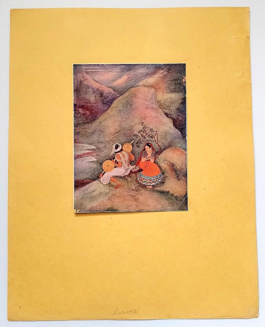 AOP KANU DESAI vintage print India - LOVERS