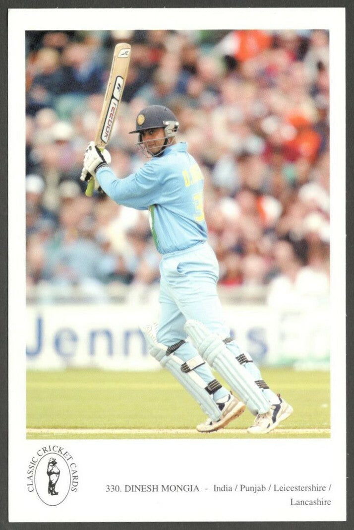 AOP Classic Cricket Card DINESH MONGIA INDIA