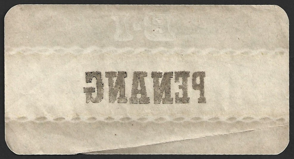 AOP BI (British India Navigation) vintage baggage tag for PENANG