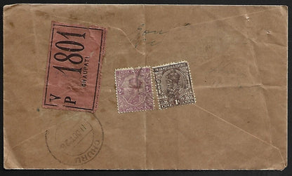AOP India LUX STOVES advertisement cover sent VPP 1926