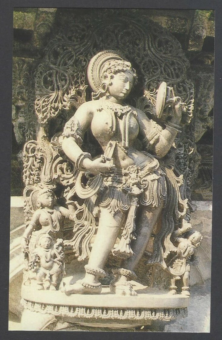 AOP India ARCHITECTURAL VIEWS OF BELUR packet of 10 picture postcards
