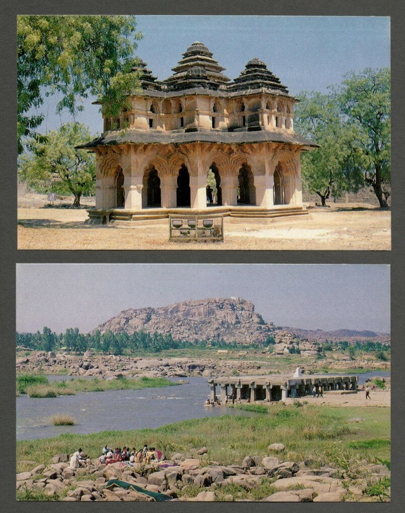 AOP India vintage postcards Hampi (10)