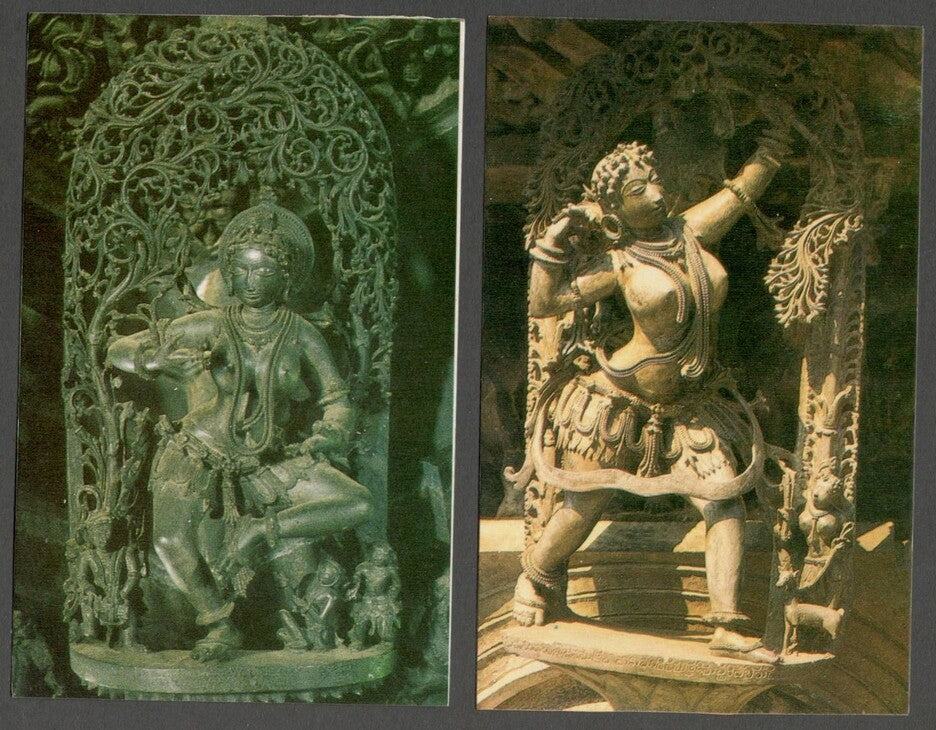 AOP India vintage postcards BELUR (10)