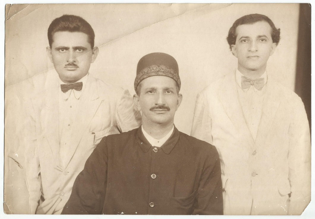 India early 1920s photo bodybuilder Tehmurasp Sarkari 5” x 8” Ӝ
