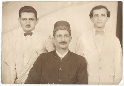 India early 1920s photo bodybuilder Tehmurasp Sarkari 5” x 8” Ӝ