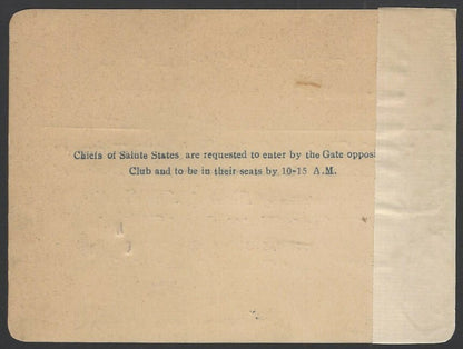 India 1936 Rajkumar College invition. Viceroy Willingdon presiding etc