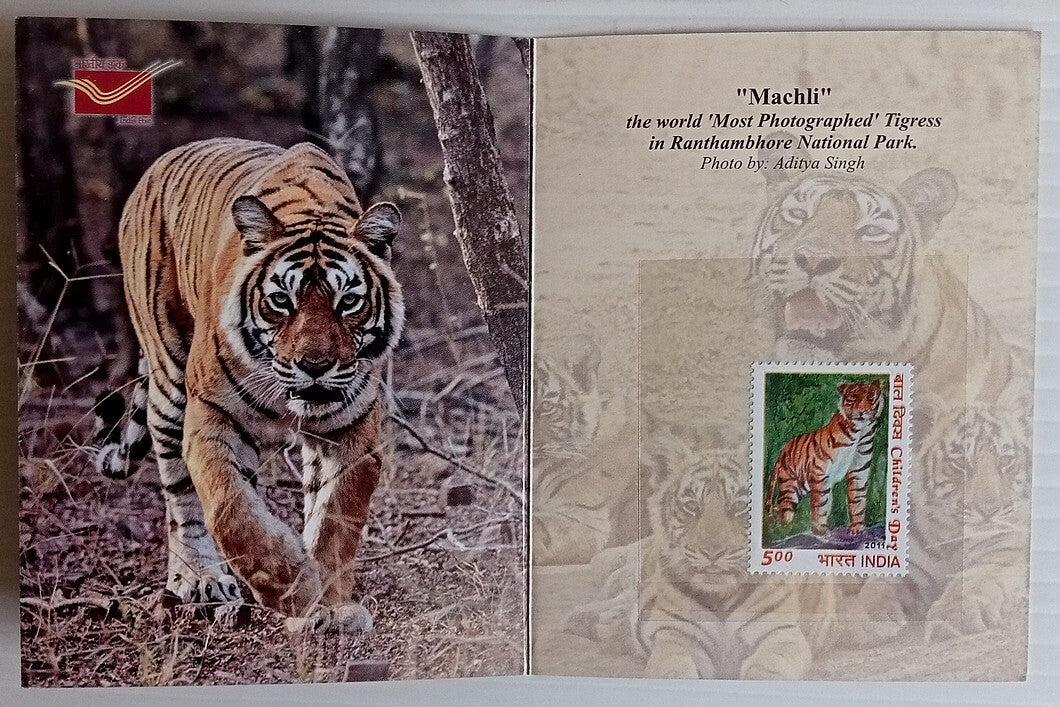 AOP India booklet 2012? Save the Tiger issued by Philatelic Bureau, Rajasthan