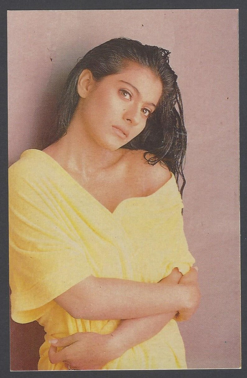 AOP India vintage Bollywood postcard KAJOL