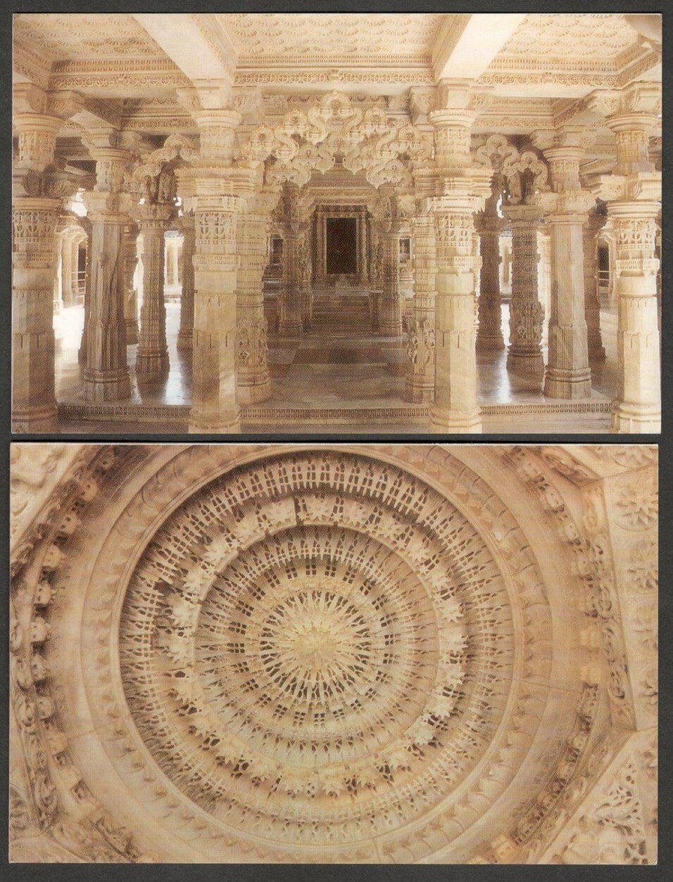 (AOP) India vintage postcards - DELWARA - MT. ABU (7)