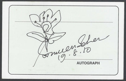 AOP Soumen Saha, Artist pen sketch on autograph card India