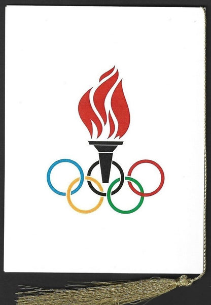 India 2024 Paris Olympics souvenir with 1972 Munich West Germany Olympics cachet
