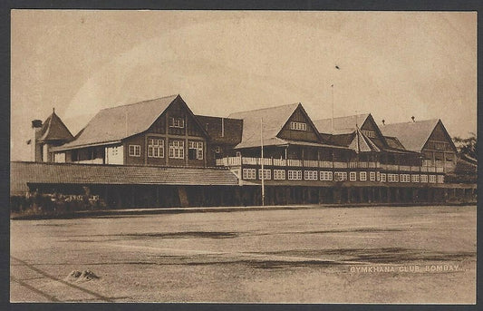 India BOMBAY vintage postcard Gymkhana Club