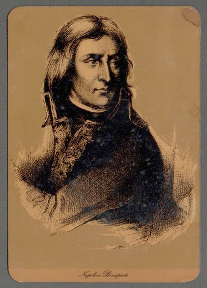 AOP India vintage look replica postcard Napoleon Bonaparte